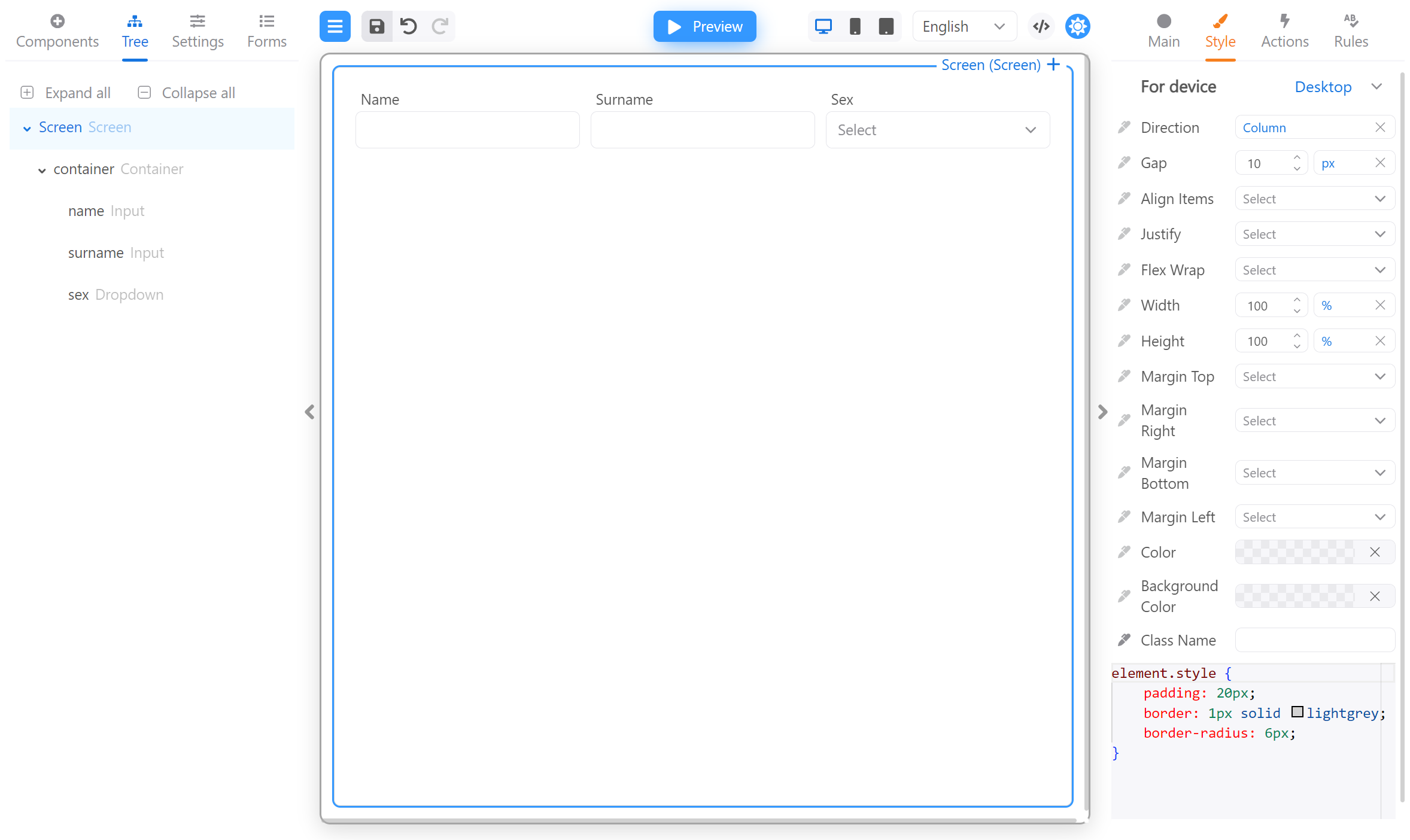 Adaptive layout 02