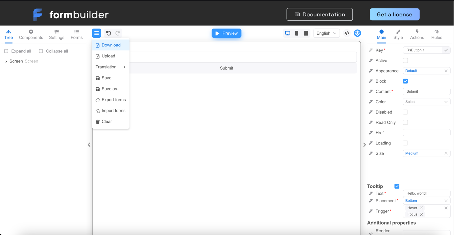 Form&#39;s JSON 01